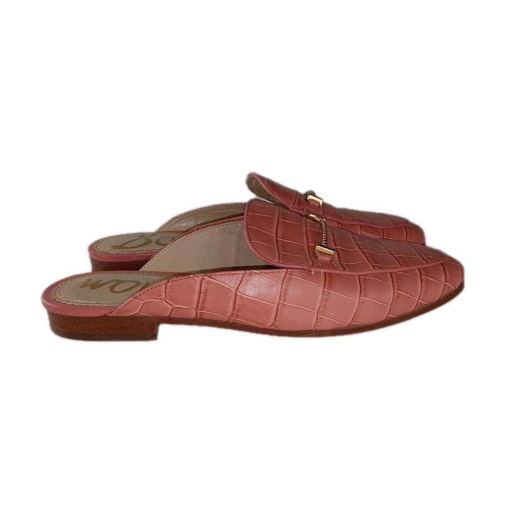 Sam Edelman Laurna Mule Slip On Loafers Size 8 Rose Gold Horsebit